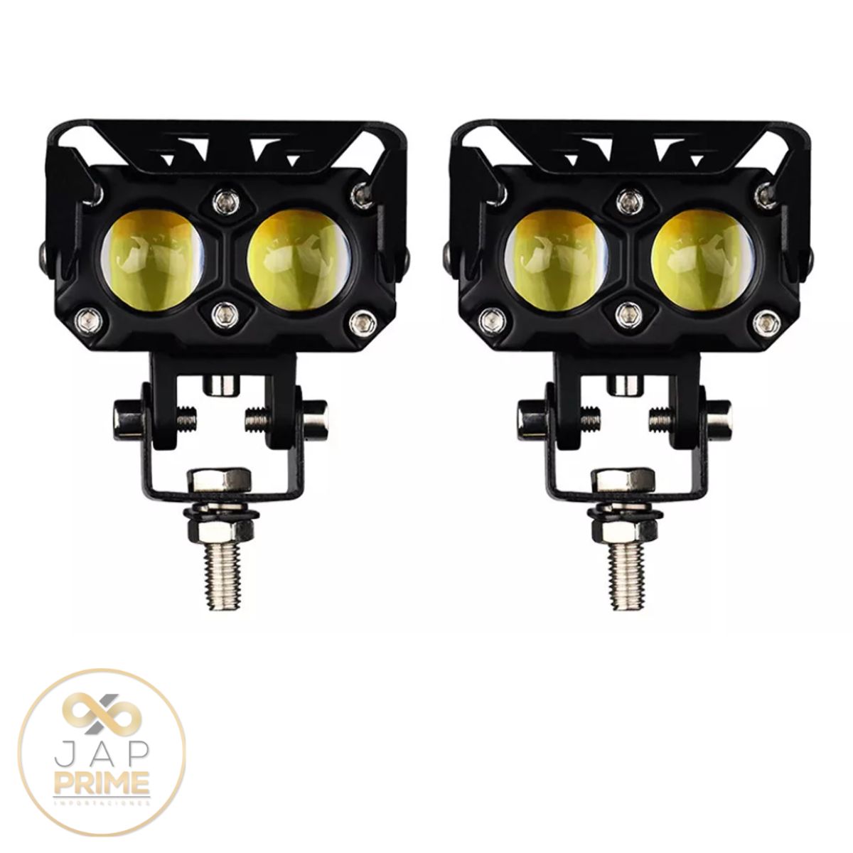 GENERICO - REFLECTOR LED BICOLOR PARA MOTO