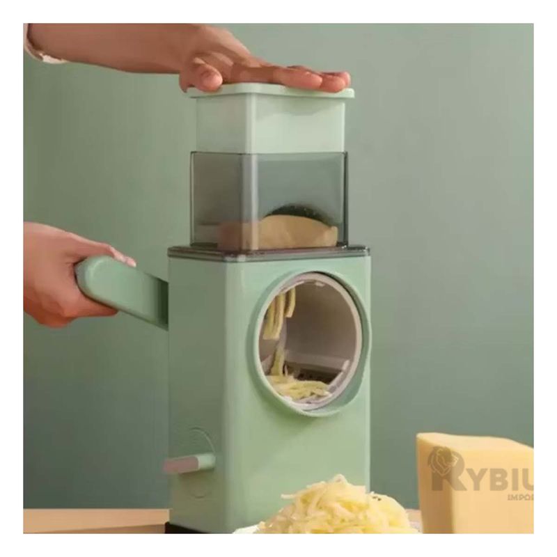 RYBIU IMPORT - Rebanador para Ensaladas en Verde Y+Regalo Agendita