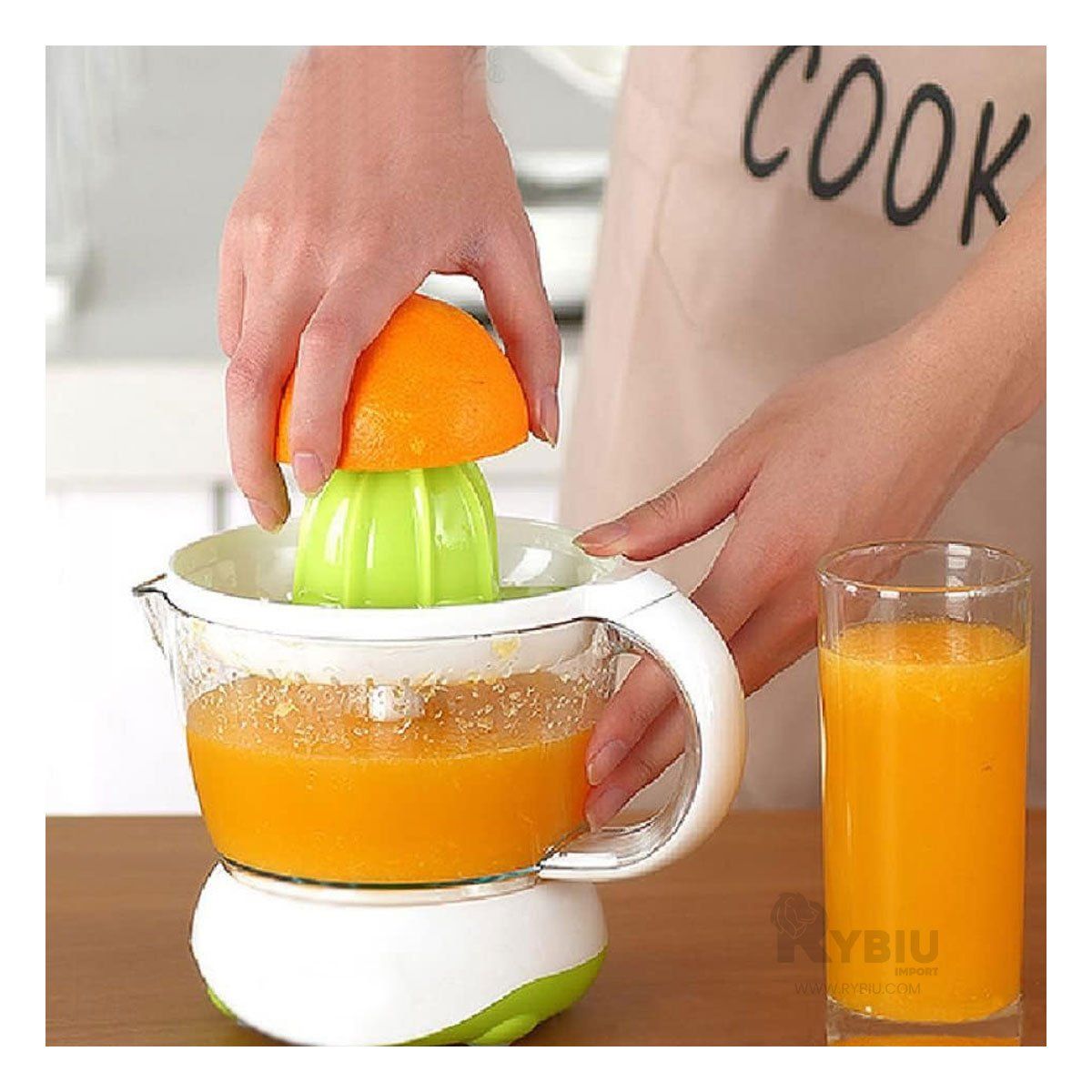 RYBIU IMPORT - Escurridor de Narajanas Verde Y+Gift MiniAgenda