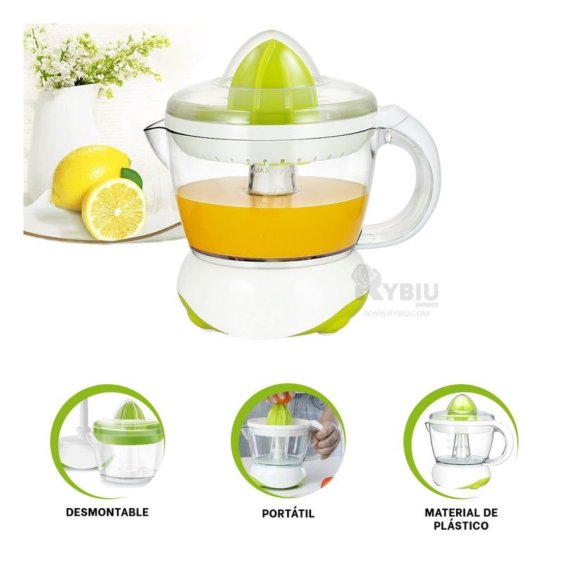 RYBIU IMPORT - Jugrera Mutifuncion en Blanco con Verde Y+Post-it Adhesivos