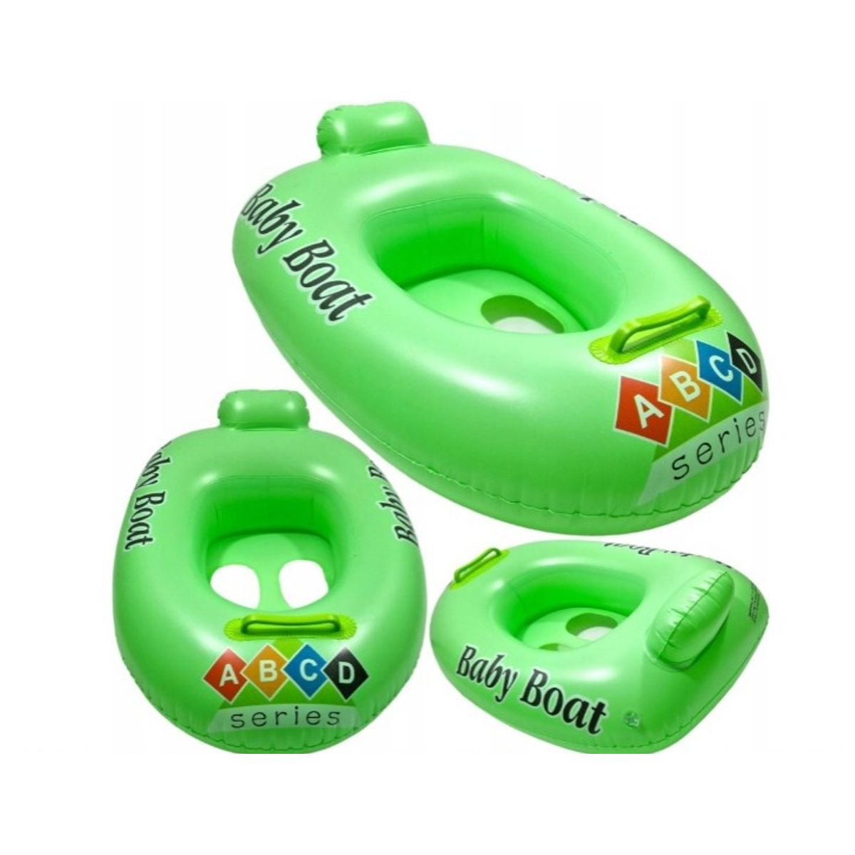 GENERICO - Barco flotador inflable para niños Verde
