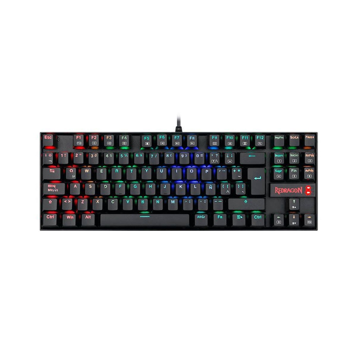 REDRAGON - Redragon Kumara K552 RGB Red Switch Teclado Mecánico - Negro