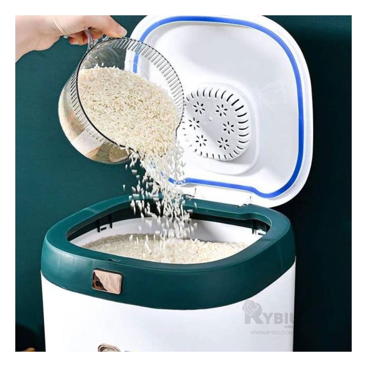 GENERICO - Barril Dosificador 10 kg en Tono Verde Y+Regalo Agendita