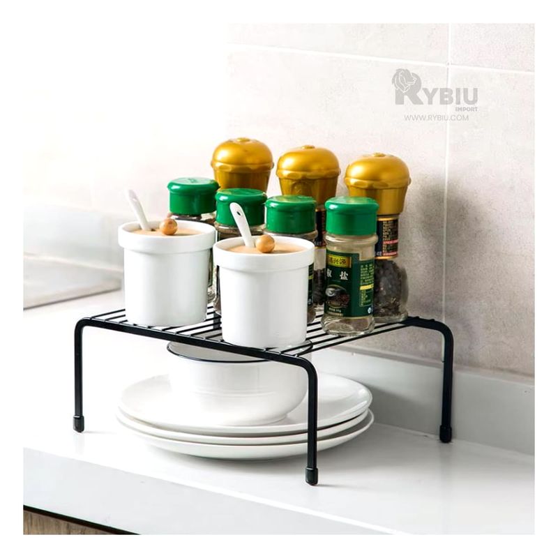 RYBIU IMPORT - Rejilla Erogonomico de 4 Patitas Negro Y+Gift MiniAgenda