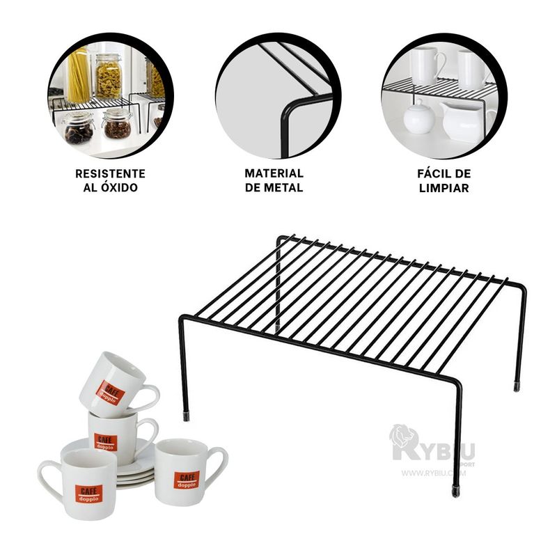 RYBIU IMPORT - Divisor Estilizado y Versatil en Negro Y+Post-it Adhesivos