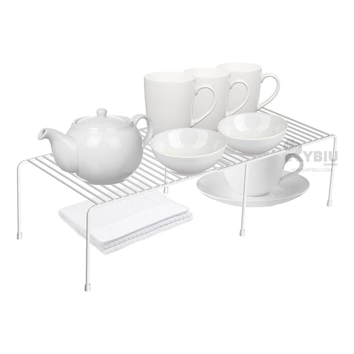 RYBIU IMPORT - Separador de Gavinete Expansible en Blanco Y+Papel de Regalo