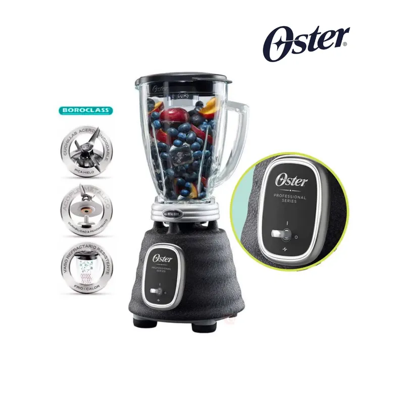 OSTER - Licuadora Clásica Negra Serie Profesional BLSTBPST Oster