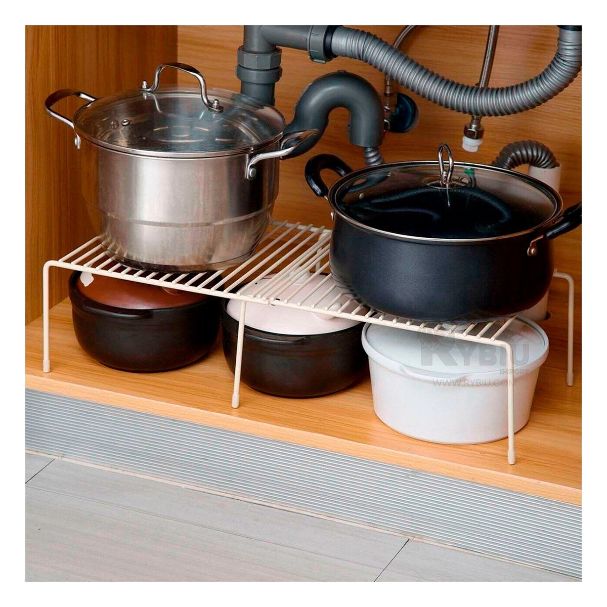 GENERICO - Rejilla Innovador de 6 Patitas en Blanco Y+Gift MiniAgenda