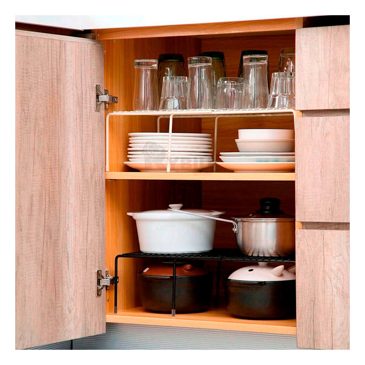 GENERICO - Rejilla Funcional de 6 Extremidades Negro Y+Regalo Stickers