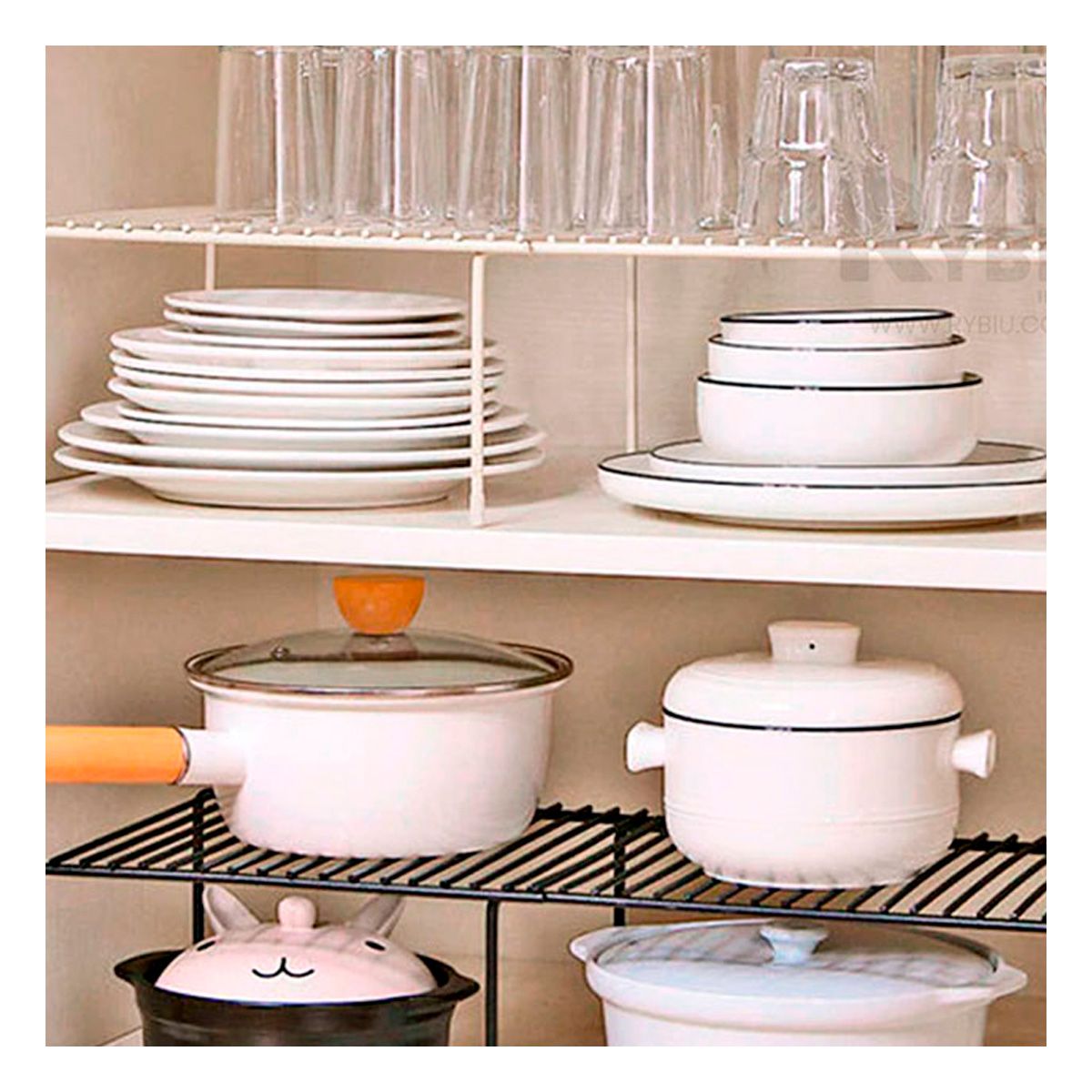 GENERICO - Rejilla Innovador de 6 Pies en Negro Y+Envoltorio de Regalo