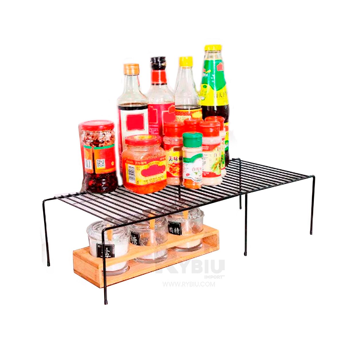 GENERICO - Rejilla Innovador de 6 Pies en Negro Y+Envoltorio de Regalo