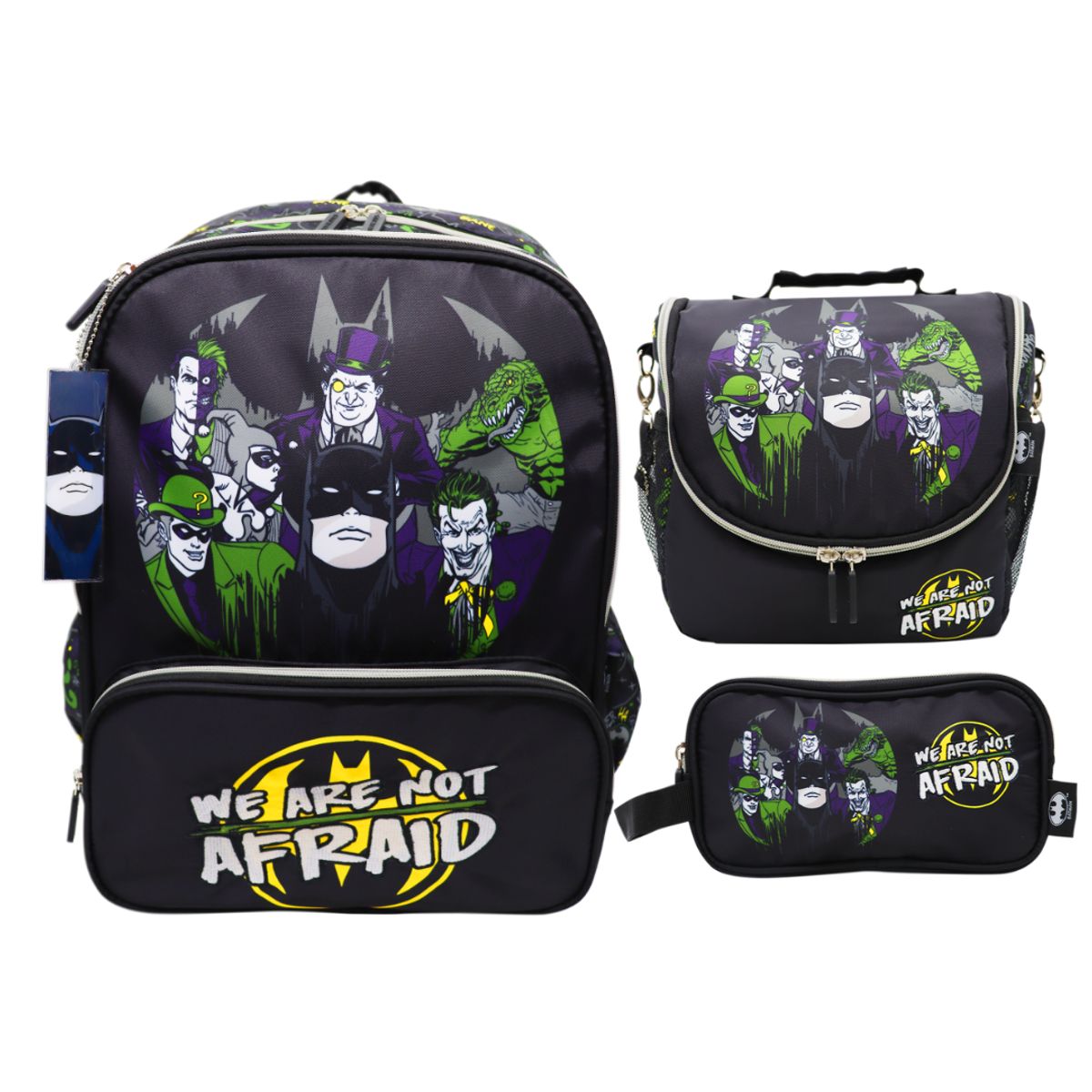 CHILDRENS CLUB - Pack Escolar Mochila Oficio Premium Villanos Batman Juvenil
