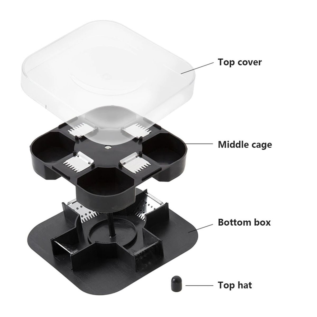 TODO FIT - Trampa para Cucarachas Atrapa insectos Limpieza Cocina Baño