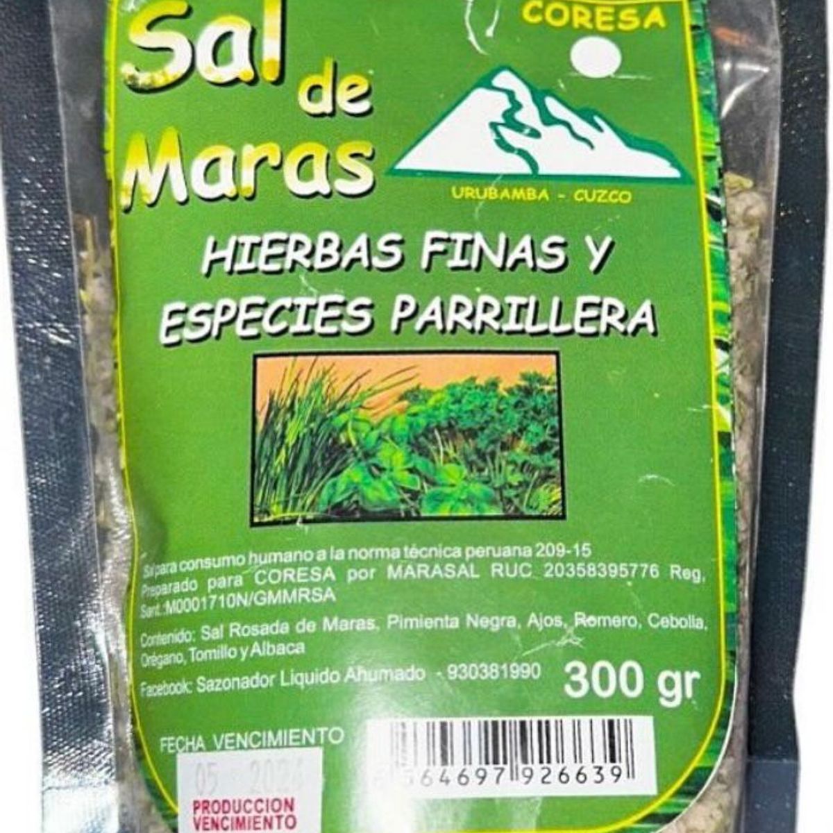 GENERICO - Sal de maras con finas hierbas 300GR