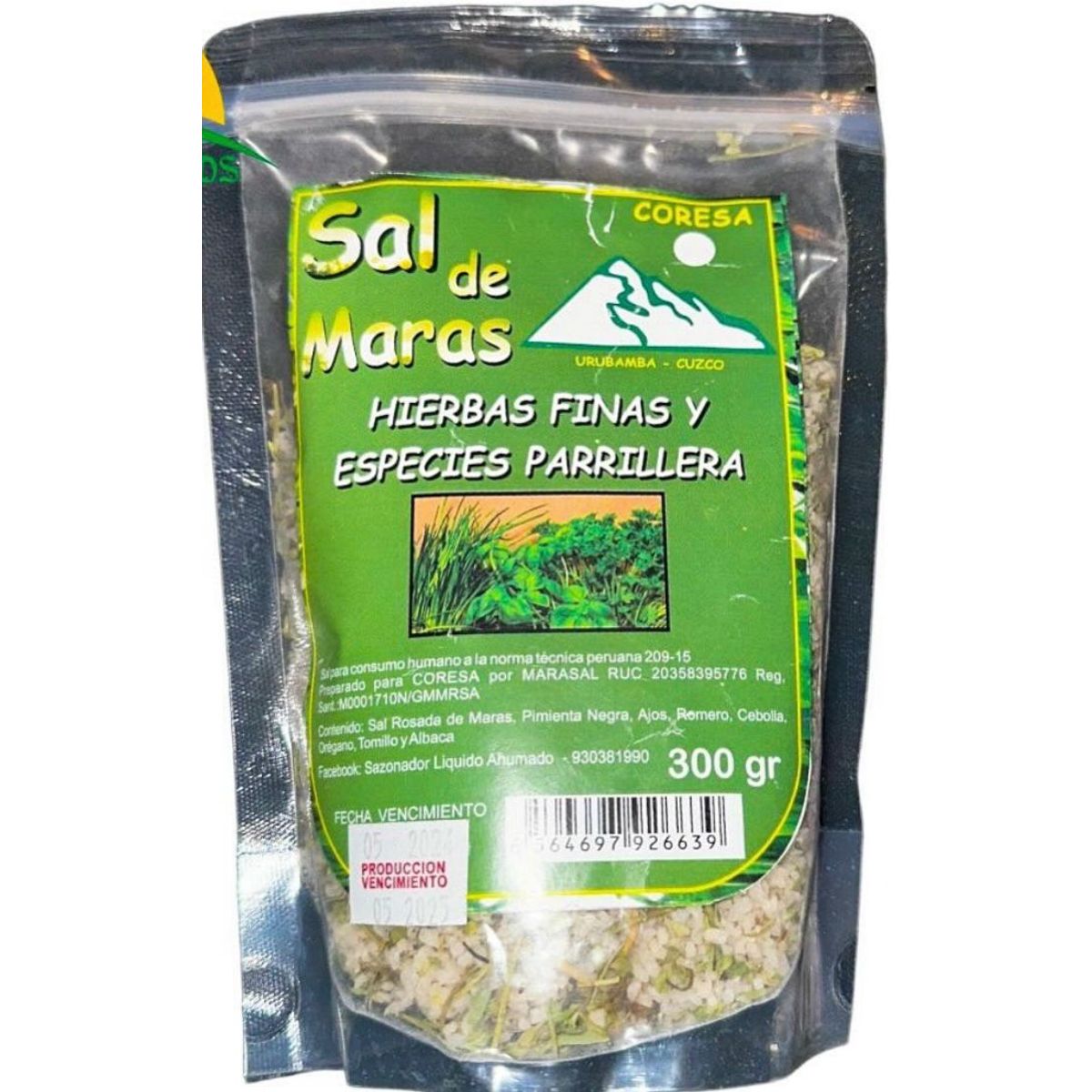 GENERICO - Sal de maras con finas hierbas 300GR