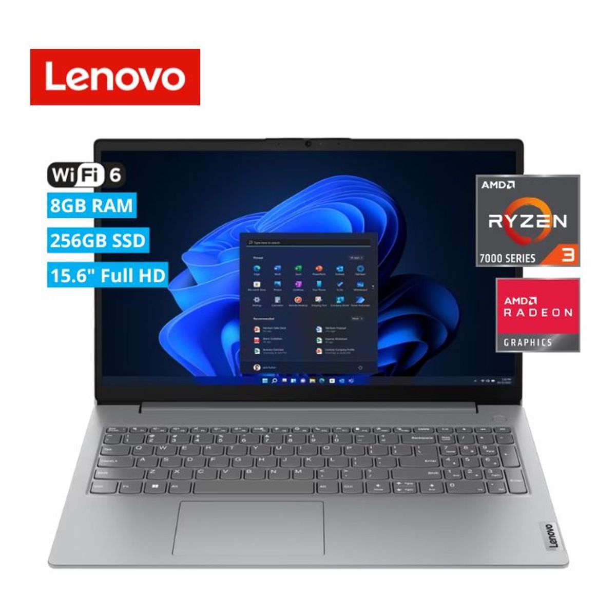 LENOVO - LAPTOP LENOVO V15 G4 15 AMD RYZEN 3 7320U 8GB RAM 256GB SSD