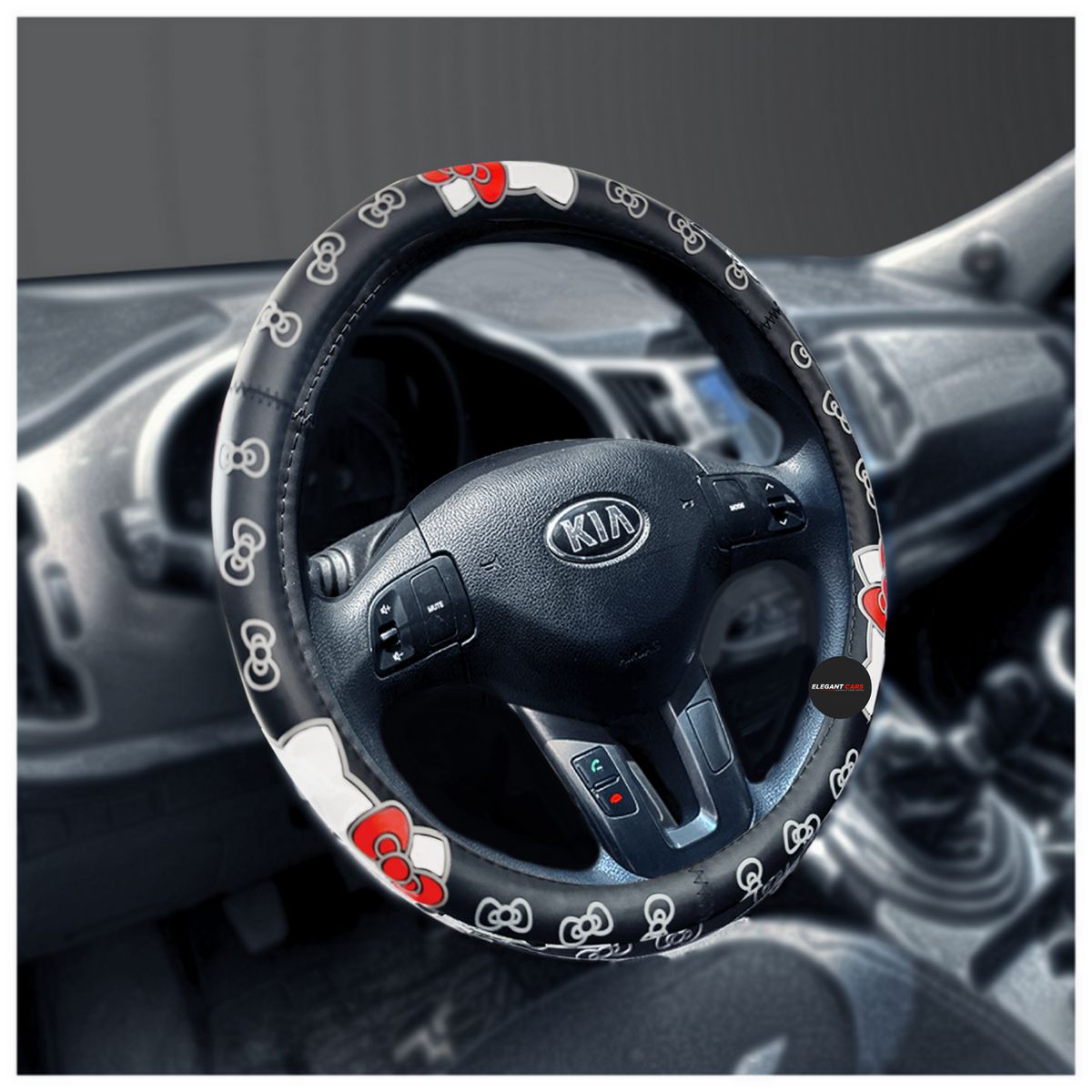 JET - Forro  De Timon Premiun Diseño Kitty Universal 37 38CM