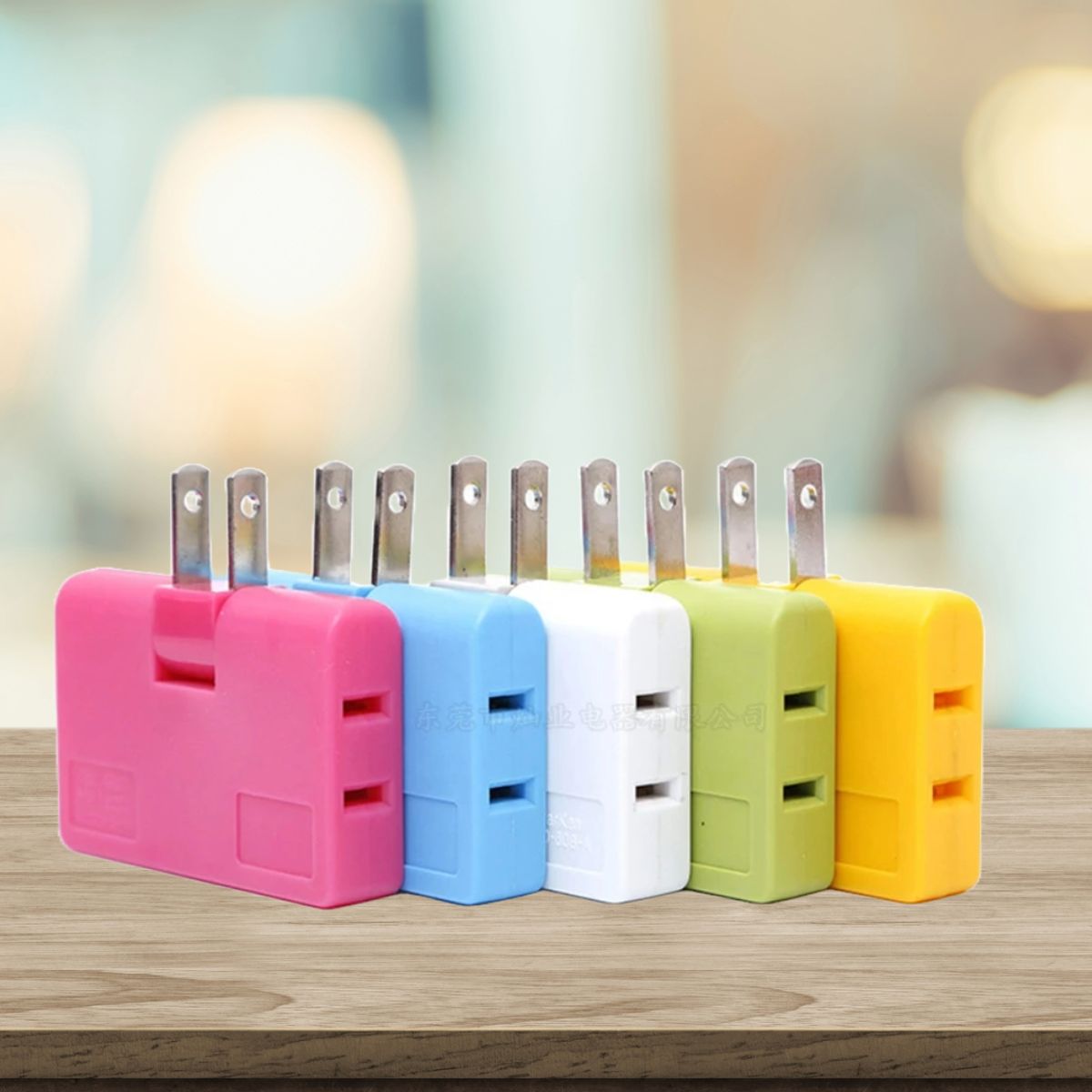 GENERICO - Interruptor Adaptador Giratorio Para 3 Enchufes y Organizar tu Hogar