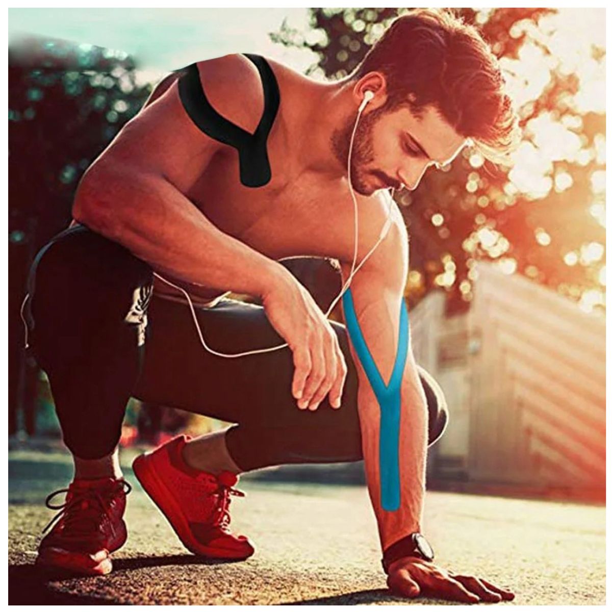 TODO FIT - Cinta Kinesiológica de Rehabilitación Power Tape Power Kinesiology Tape