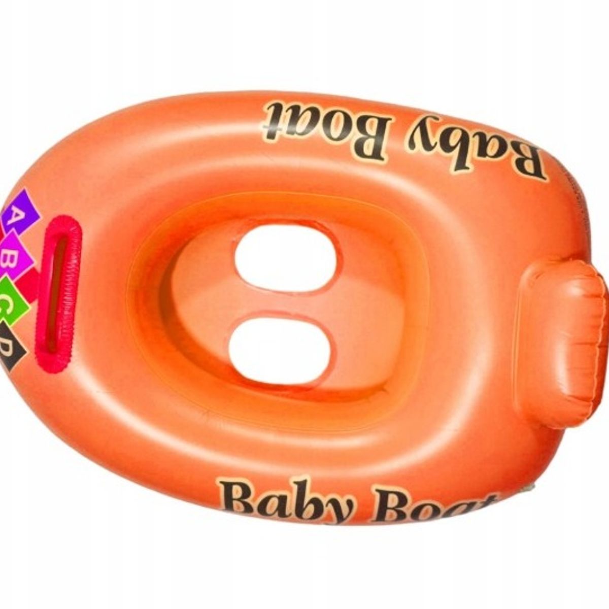 GENERICO - Barco flotador inflable para niños Naranja
