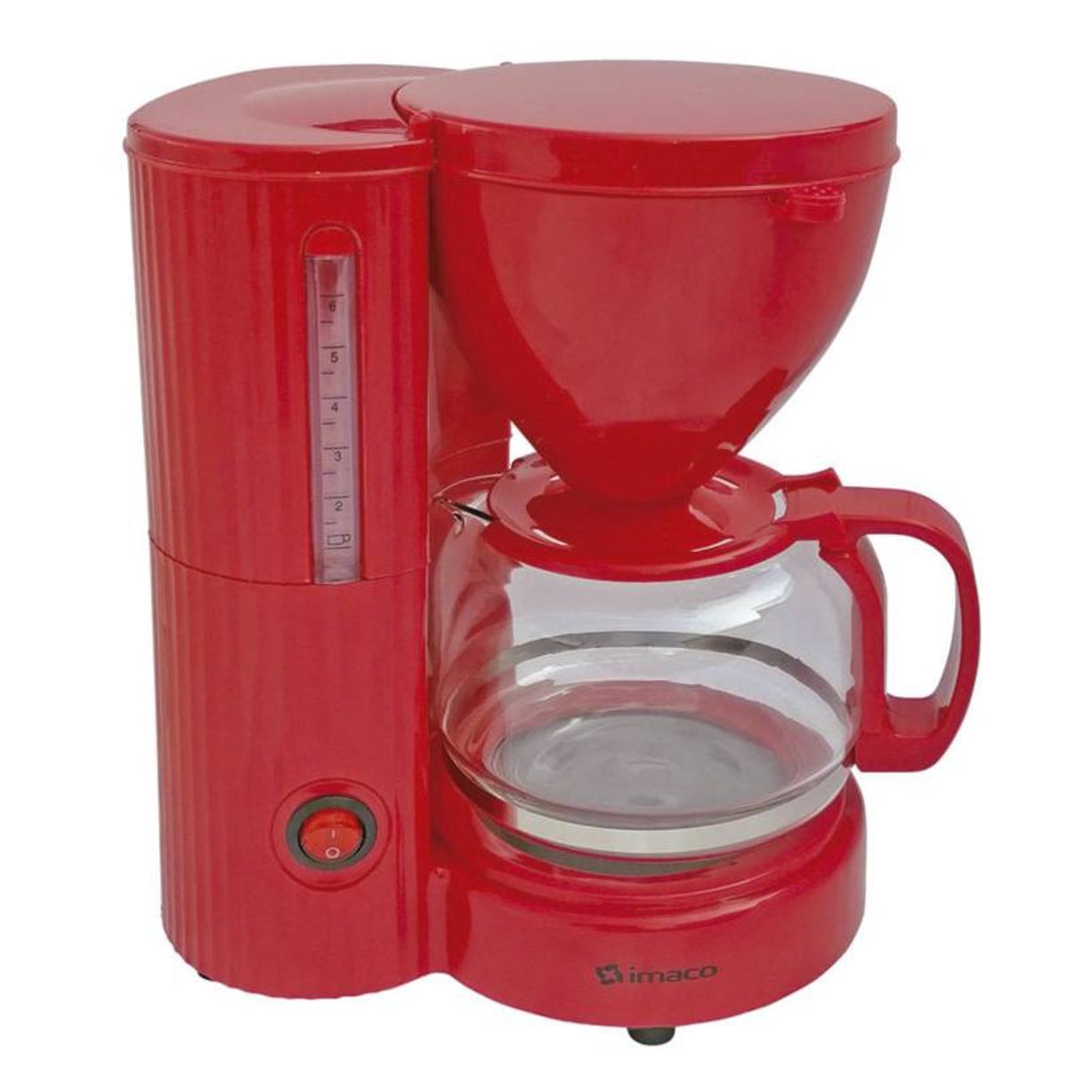 IMACO - Cafetera Electrica Roja Imaco  ICM 608R