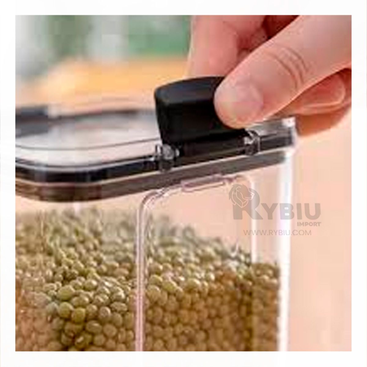 RYBIU IMPORT - Envase Funcional Cristalino 24x9 cm Y+Post-it Adhesivos