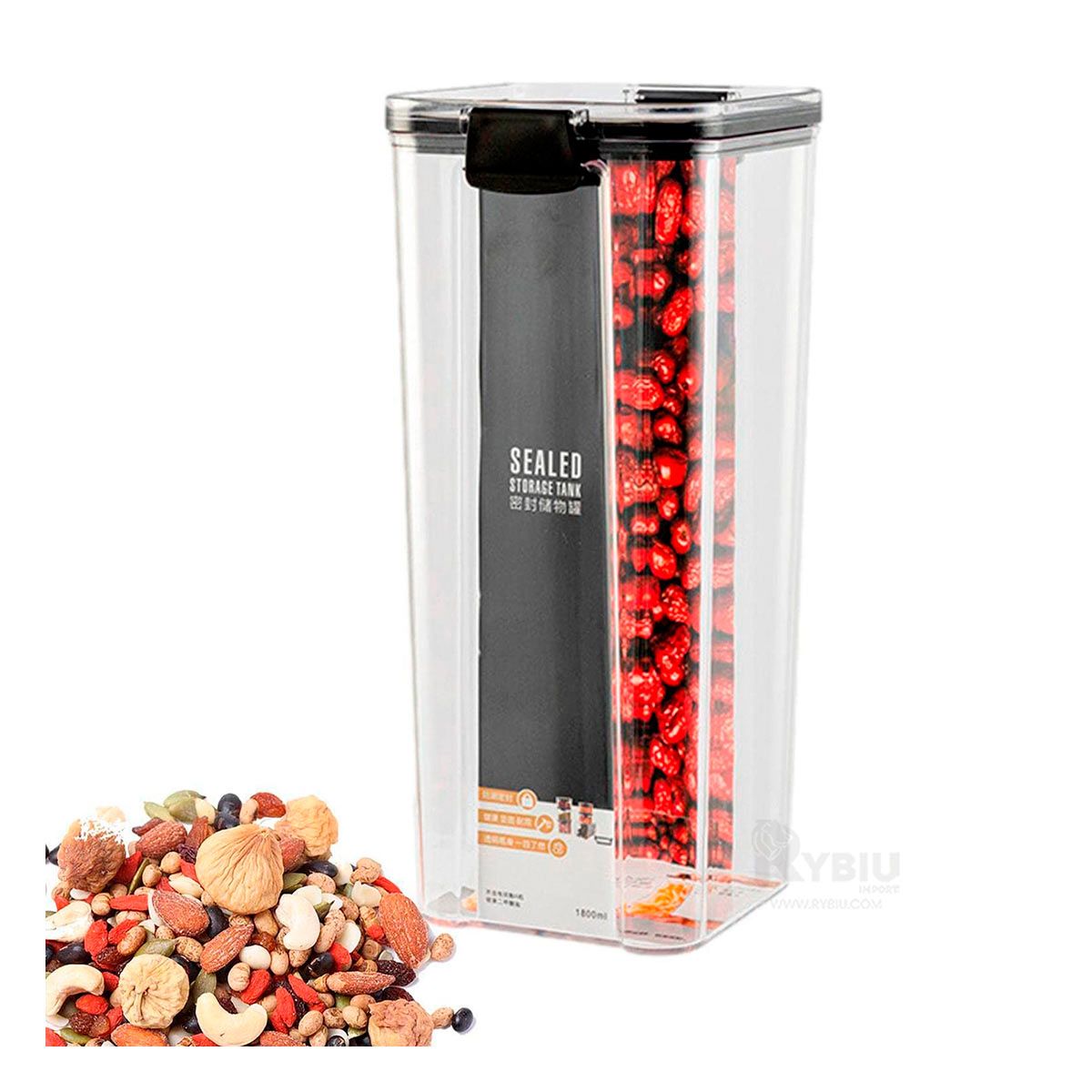 GENERICO - Tarro Organizador para Pecanas 24x9 cm Y+Gift MiniAgenda