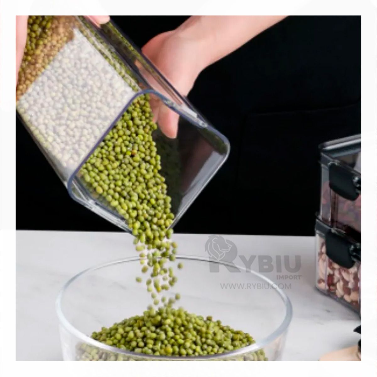 GENERICO - Envase de Almacen de Pretzels 24x9 cm Y+Banderitas Adhesivas