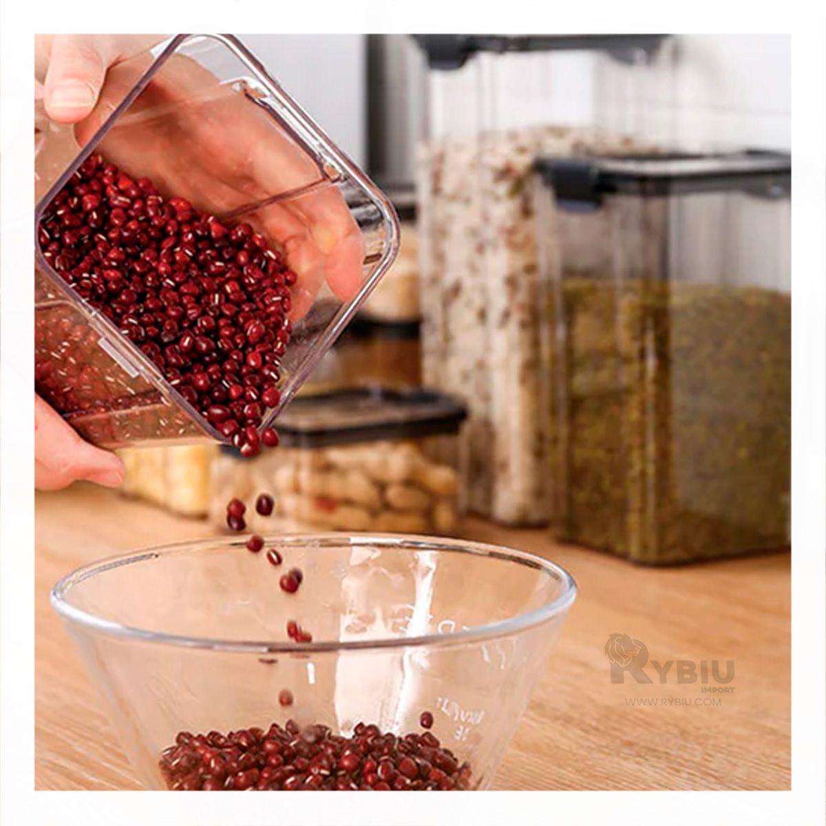 GENERICO - Envase de Frejoles de 24x9 cm Y+Ligas de Regalo