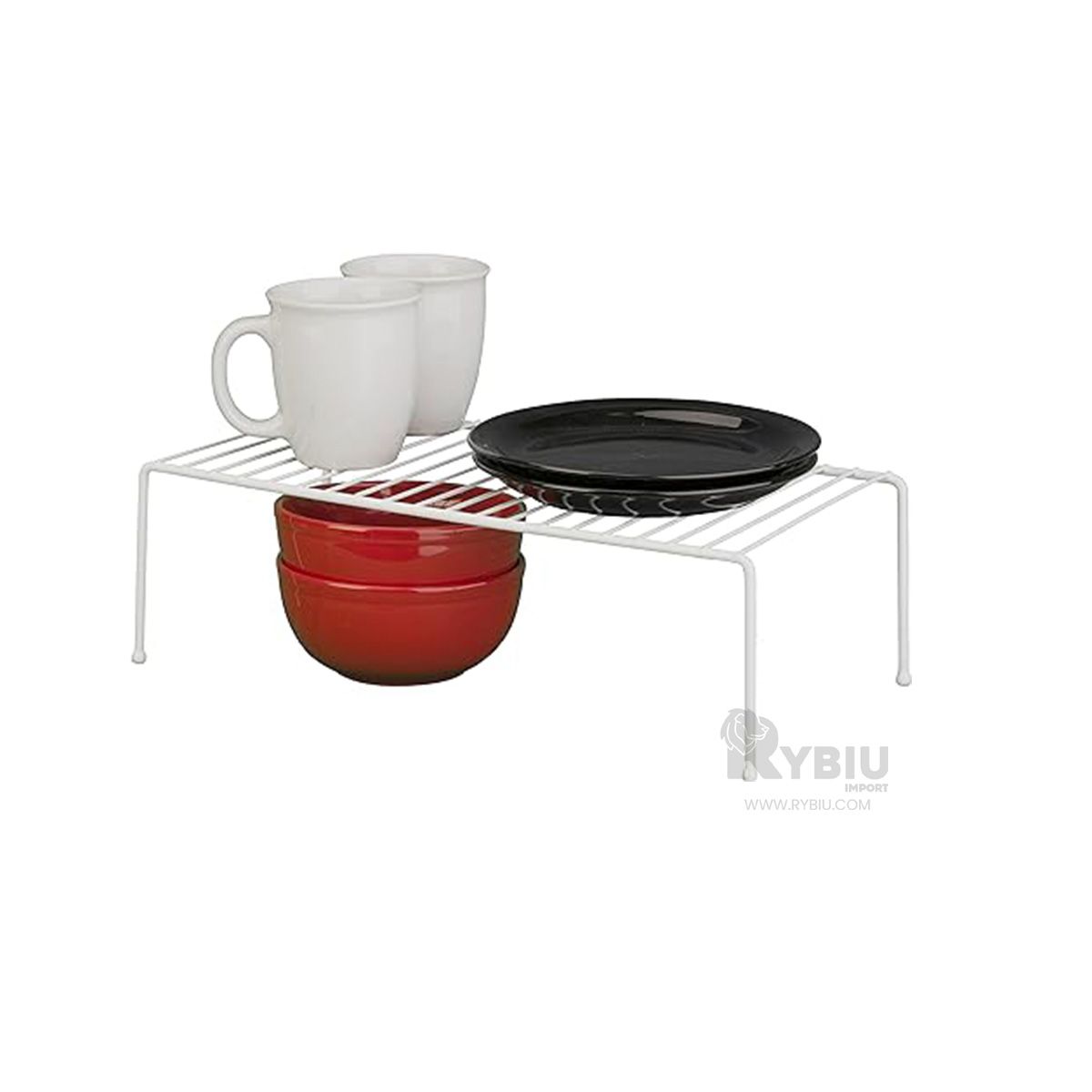 RYBIU IMPORT - Separador de Gaveta Expandible de 4 Patas en Color Blanco