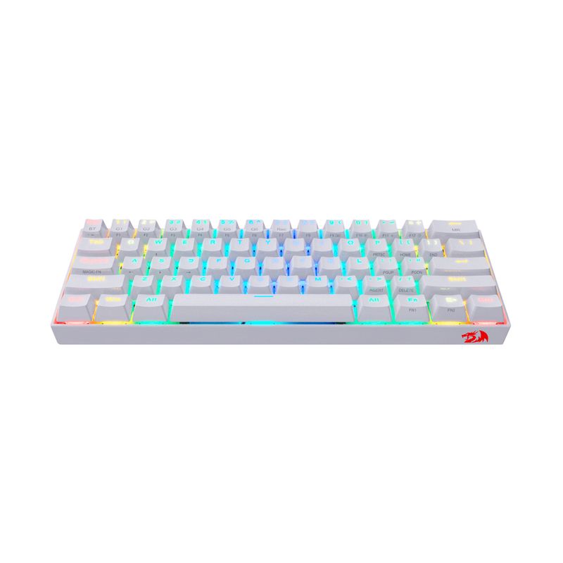 REDRAGON - Teclado Mecánico Redragon Draconic K530 RGB Blanco