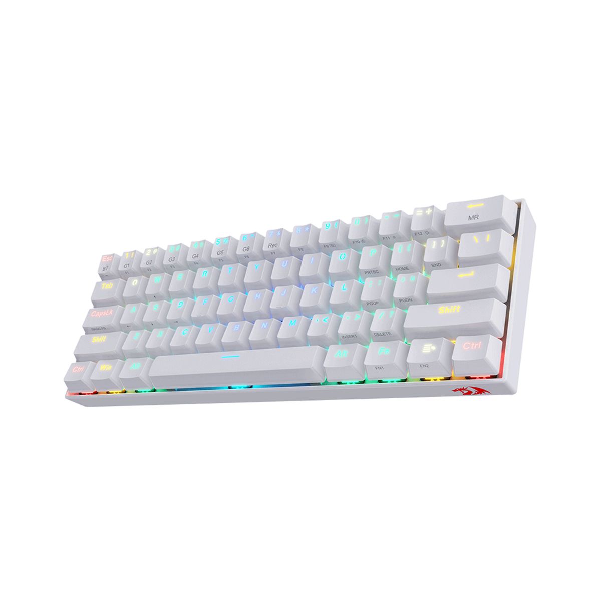 REDRAGON - Teclado Mecánico Redragon Draconic K530 RGB Blanco