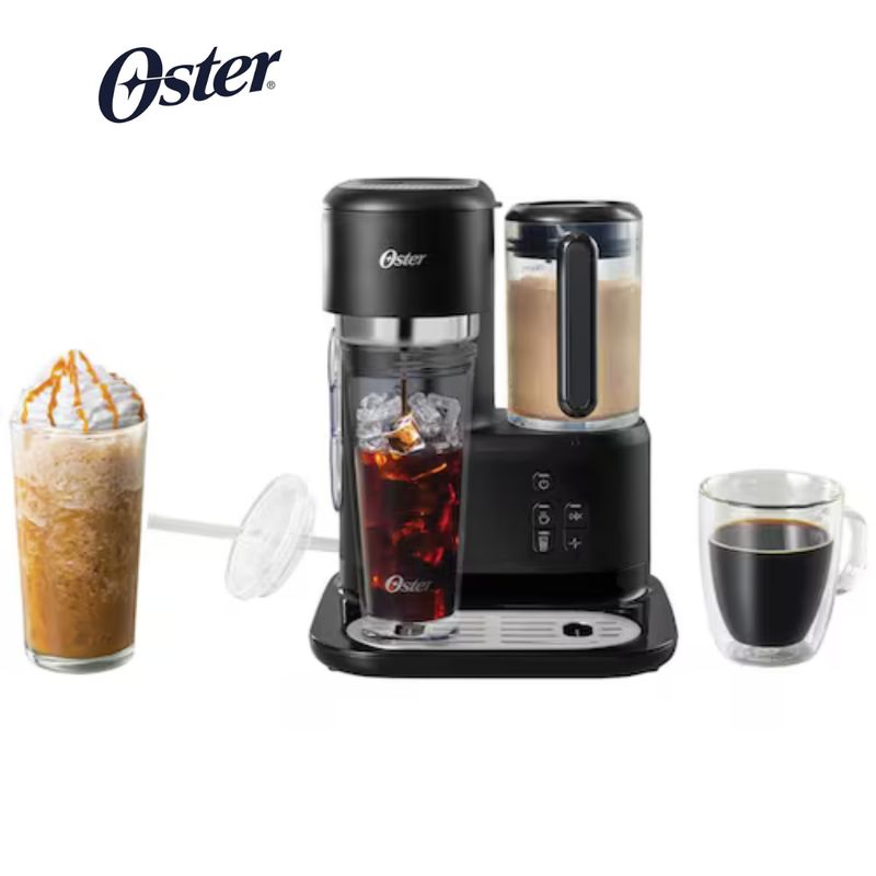 OSTER - Cafetera frappé Oster con licuadora BVSTDC03B
