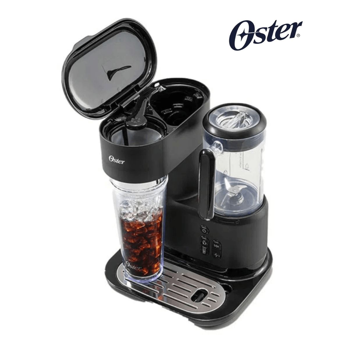 OSTER - Cafetera frappé Oster con licuadora BVSTDC03B