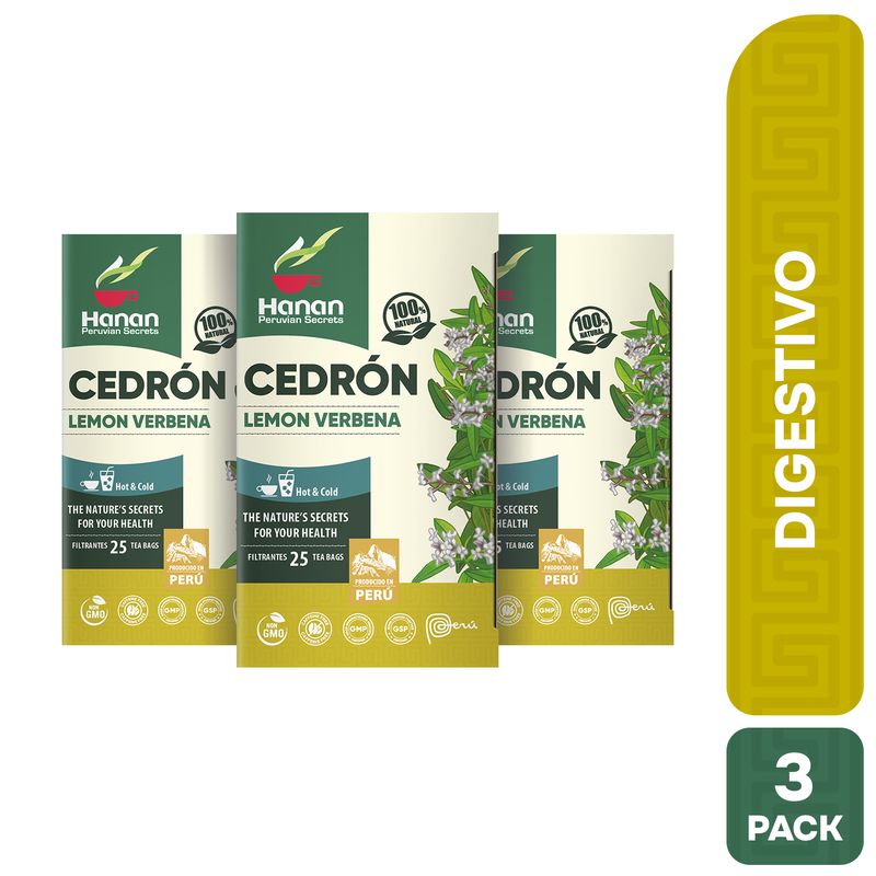HANAN PERUVIAN SECRETS - Cedrón Filtrante Hanan Tripack 25 und