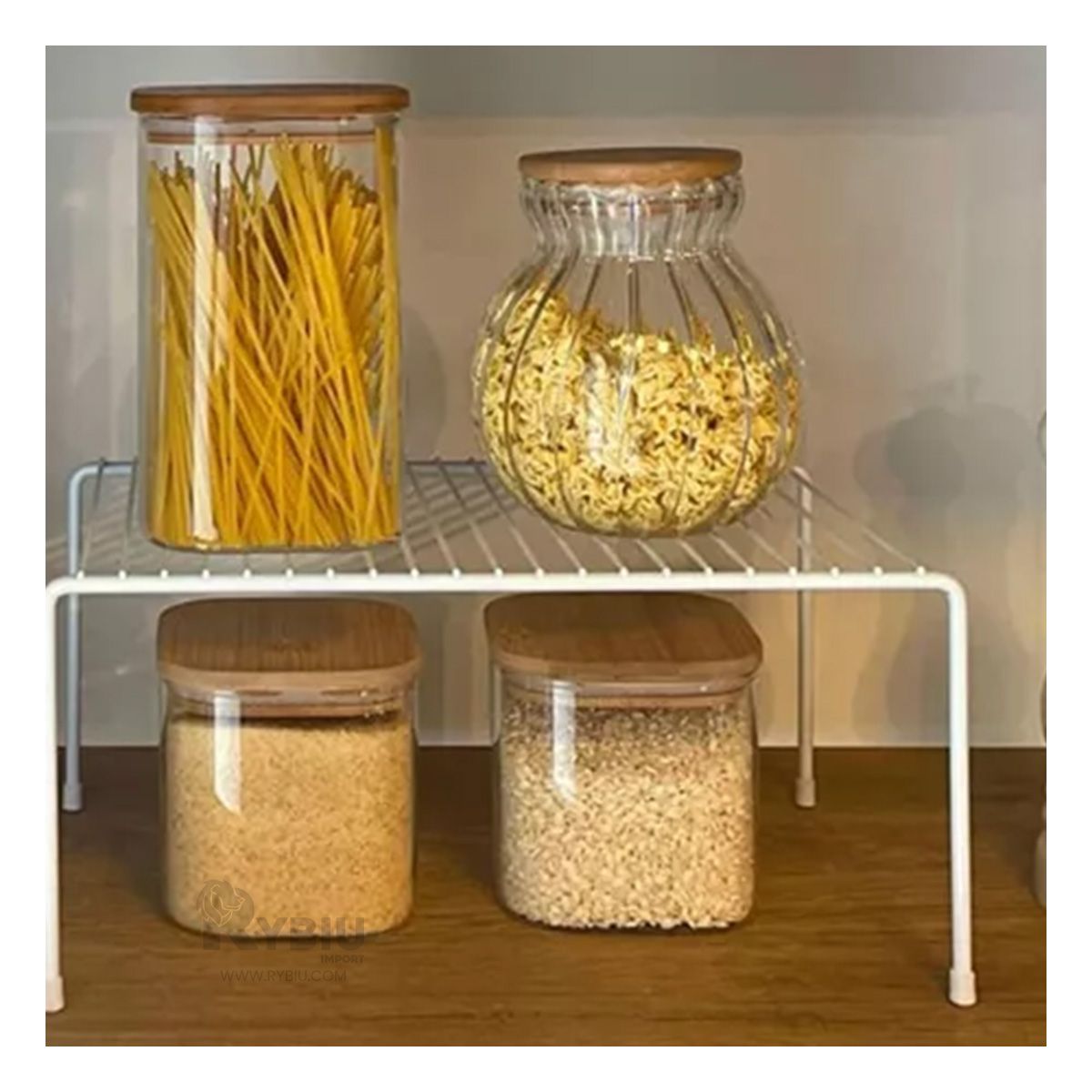 GENERICO - Separador de Gavinete Expansible Blanco 4P Y+Papel de Regalo