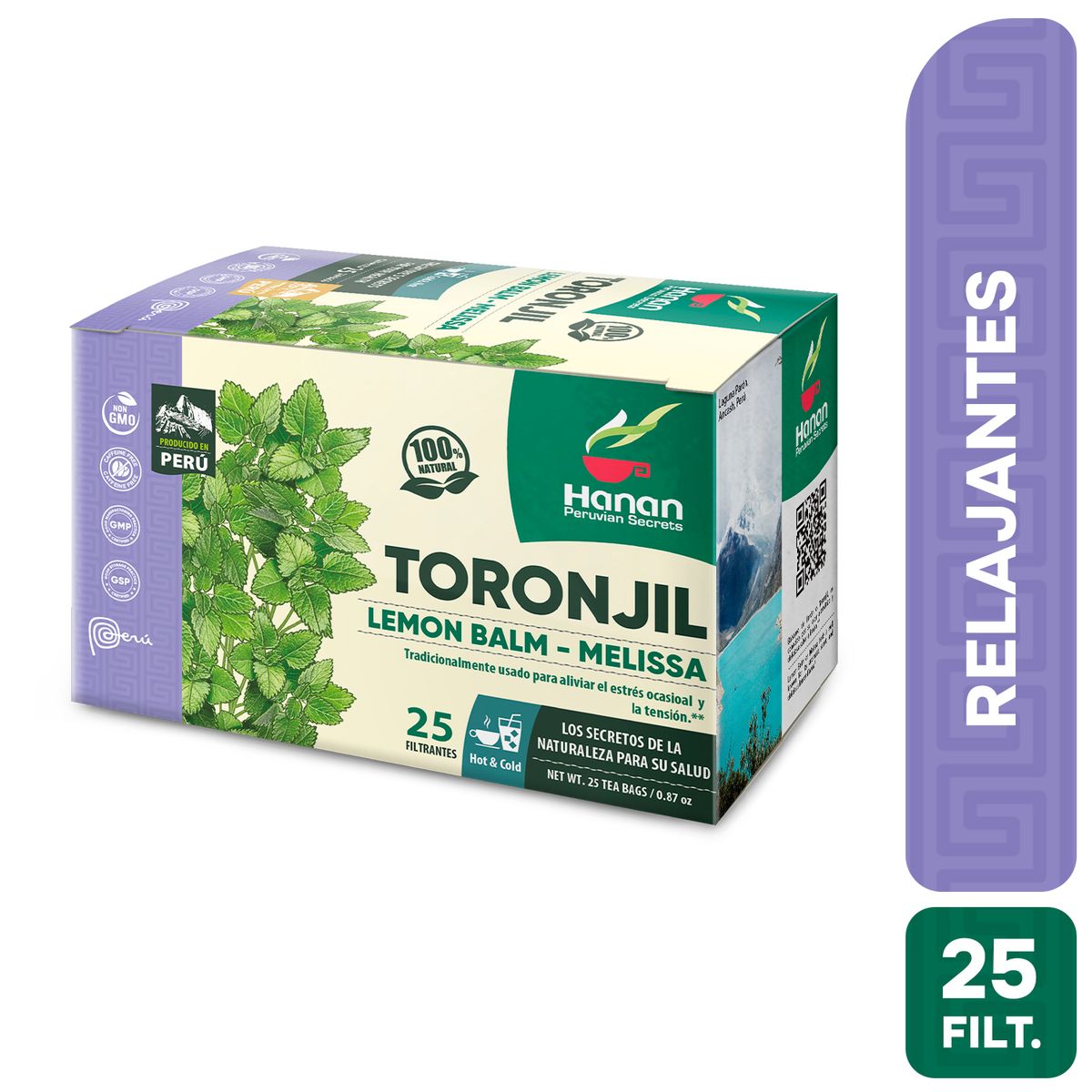 HANAN PERUVIAN SECRETS - Toronjil Filtrante Hanan Tripack 25 und