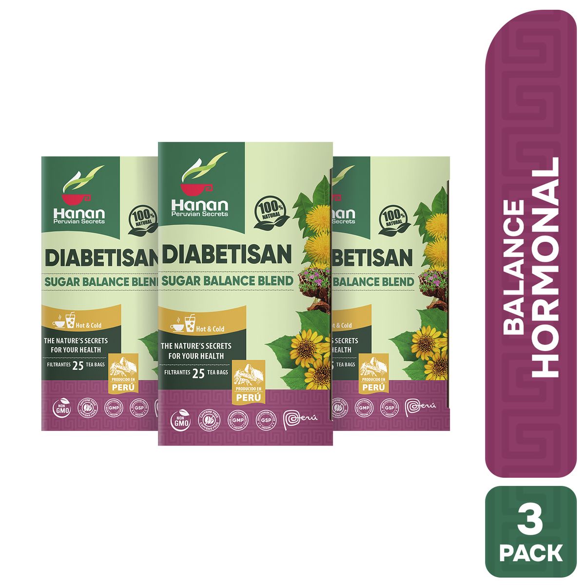 HANAN PERUVIAN SECRETS - Diabetisan Filtrante Hanan 25 und