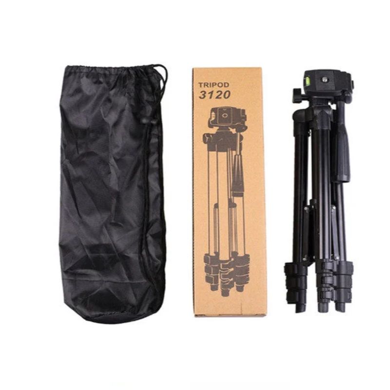 GENERICO - TRIPODE LIGERO PARA CAMARAS Y CELULARES + ADAPTADOR DE CELULAR