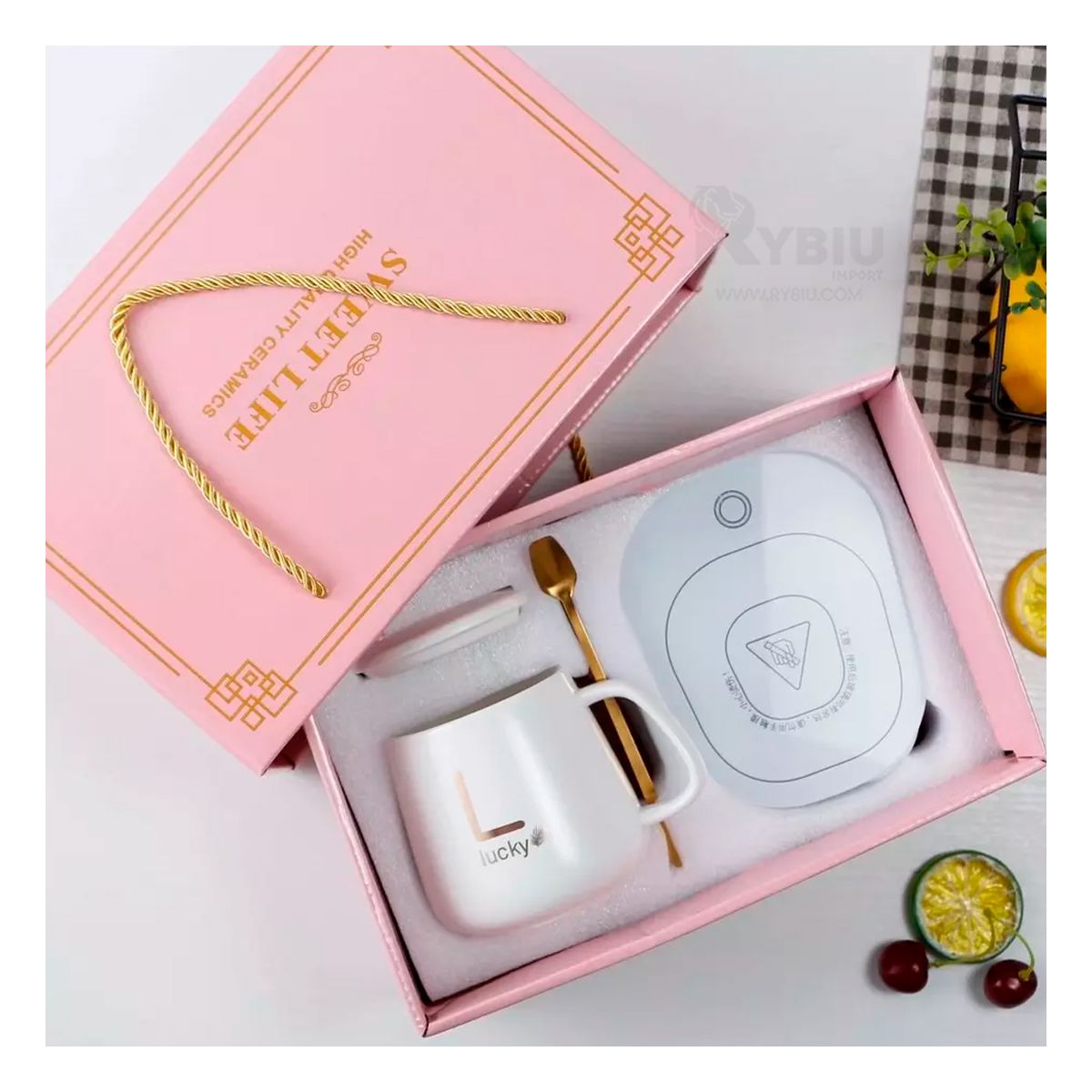 RYBIU IMPORT - Pack Compacto con Calecfaccion en Blanco Y+Regalo Stickers