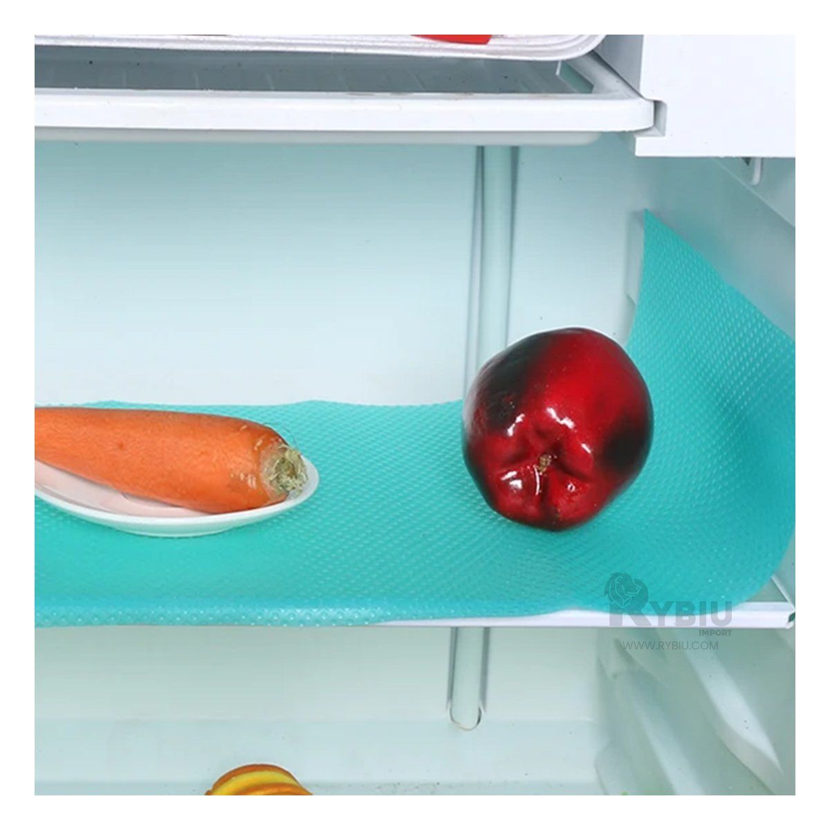 GENERICO - Kit Duraderas de Tapetes de Color Celeste Y+Regalo Stickers