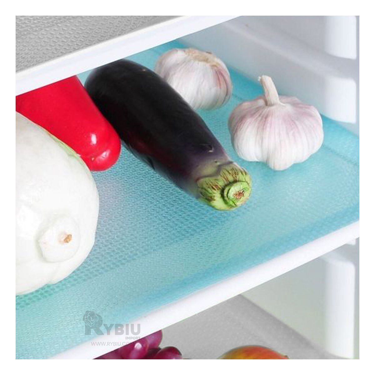 GENERICO - Kit Duraderas de Tapetes de Color Celeste Y+Regalo Stickers