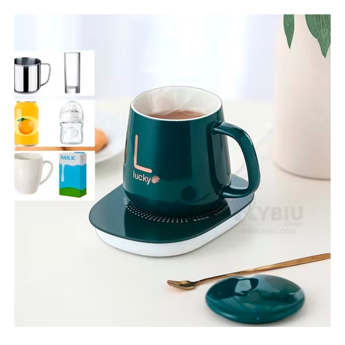 RYBIU IMPORT - Pack Termico Sofisticado en Color Verde Y+Gift Stickers