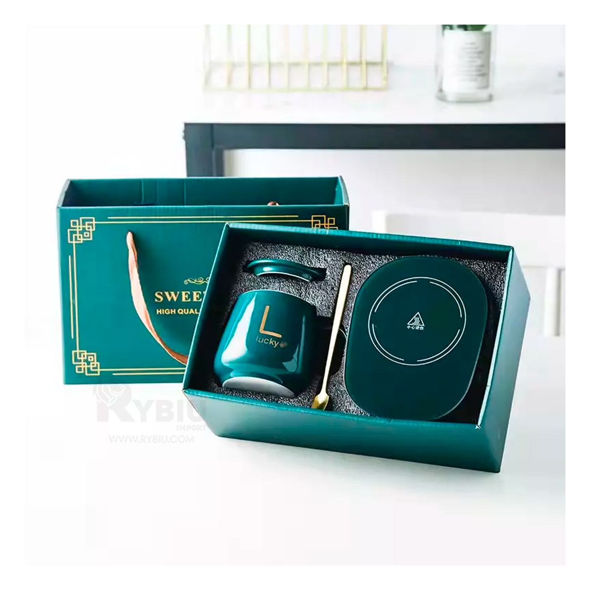 RYBIU IMPORT - Pack de Caldero Compacto de Color Verde Y+Regalo Agendita