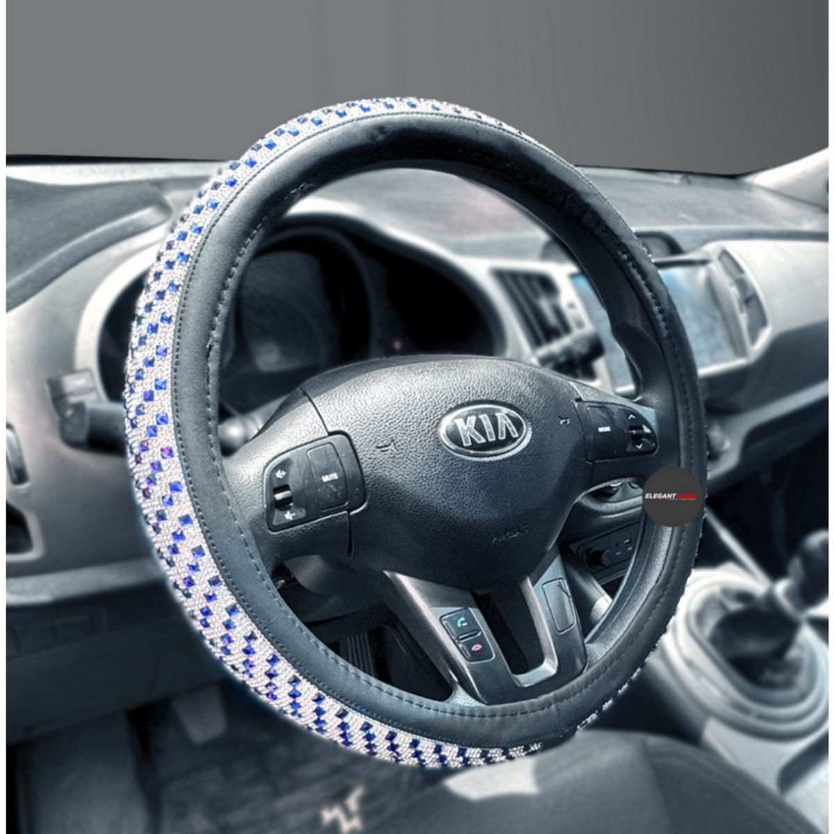 JEEP - Forro De Timon Perlado Color Azul 37 38CM