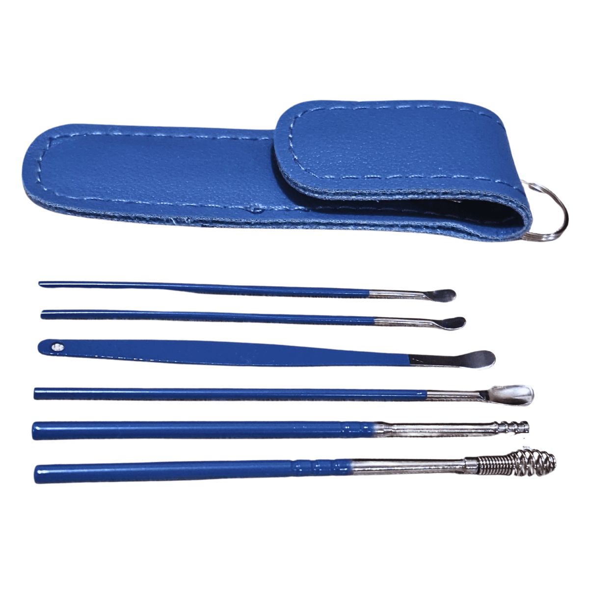 OEM - Limpiador de oídos 6 en 1 - Azul