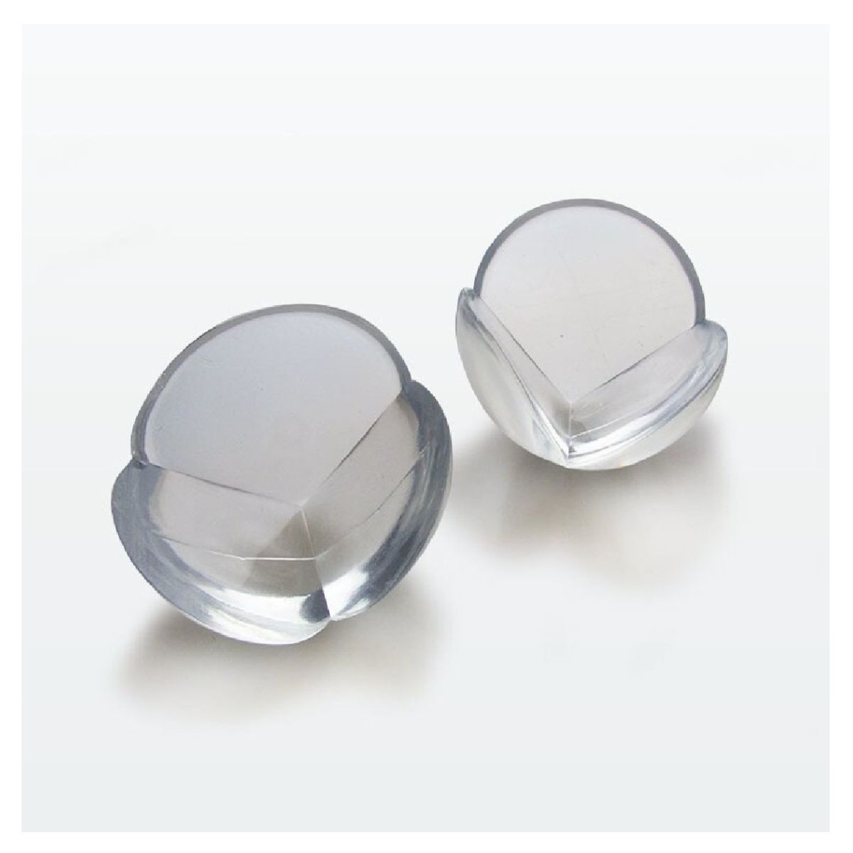 TODO FIT - Protector de esquinas transparente para bebés  Seguridad fuerte para muebles x4 unidades