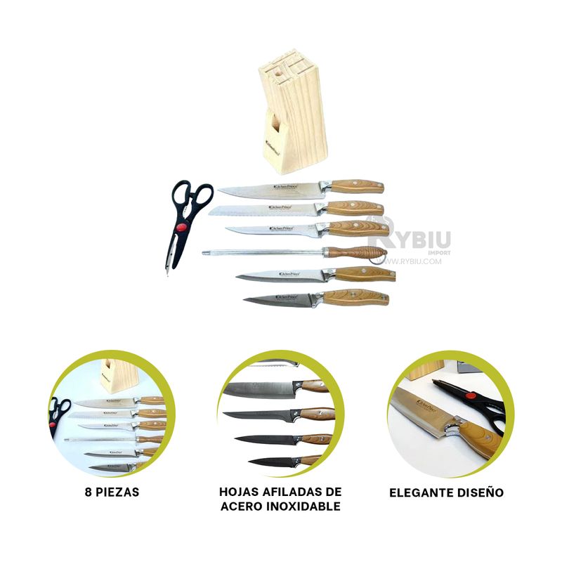 RYBIU IMPORT - Kit para Organizar de Madera Y+Regalo Agendita
