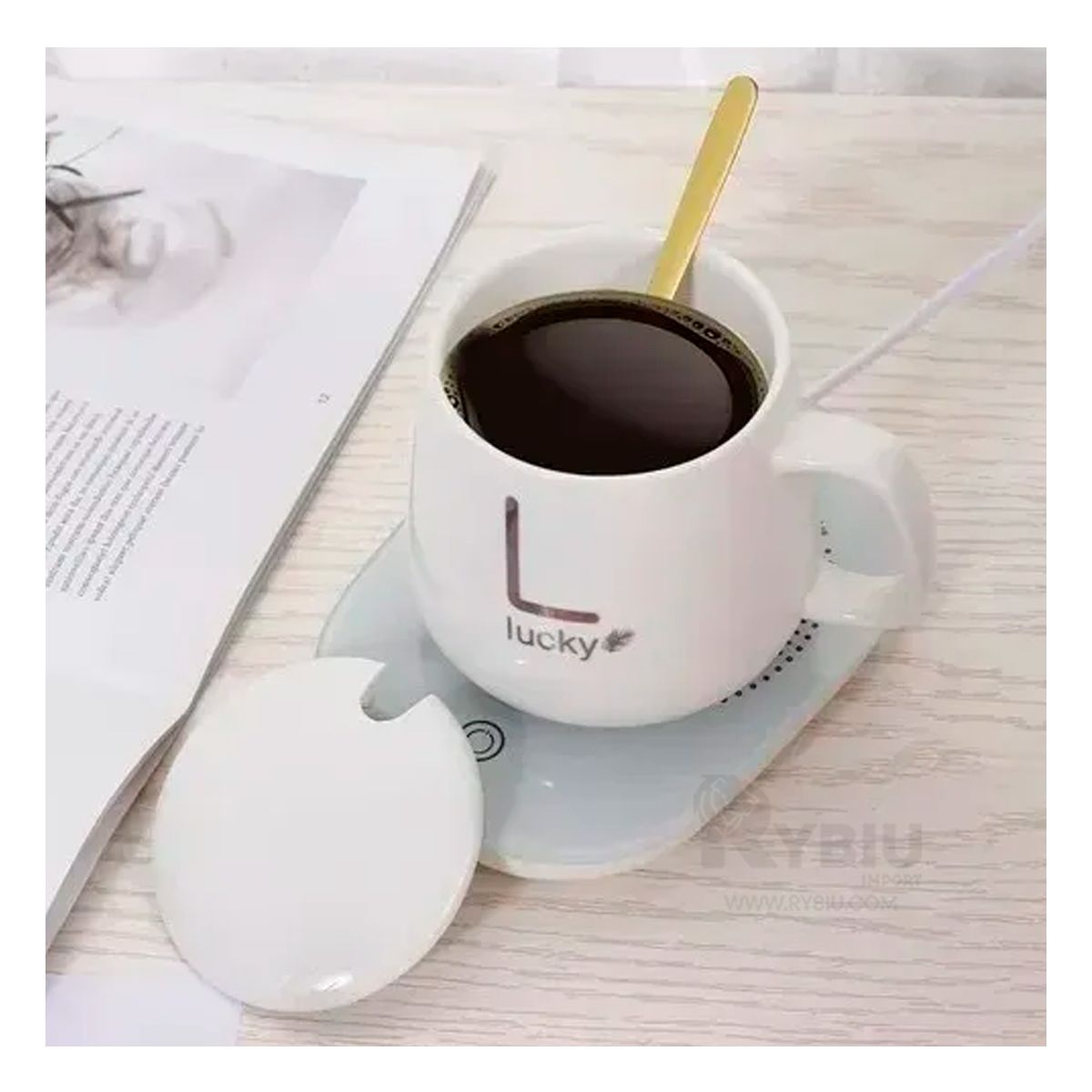 RYBIU IMPORT - Kit Innovador de Cocinita en Blanco Y+Post-it Adhesivos