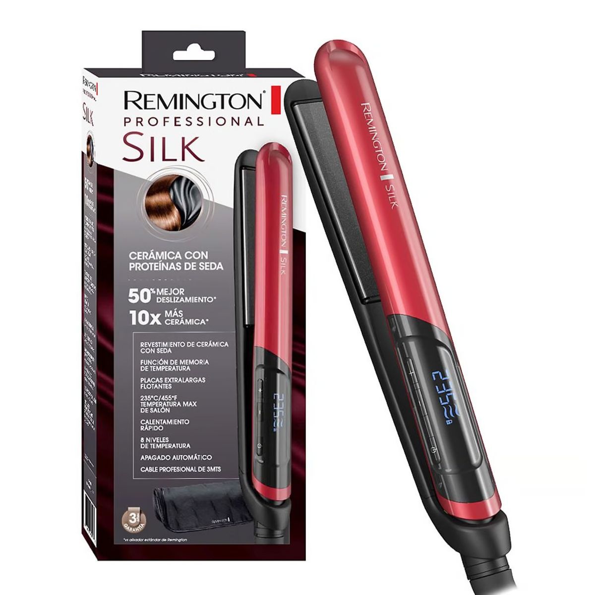 REMINGTON - Alisadora Cerámica REMINGTON SILK S9600
